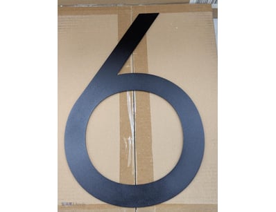 Eight adhesive '6' numeral decoration, gilroy 400m...