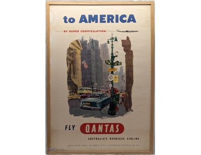 ORIGINAL QUANTAS POSTER

Item Size: Height: 102cm,...