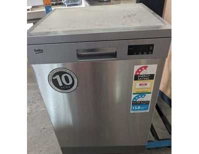 Beko stainless steel freestanding dishwasher featu...