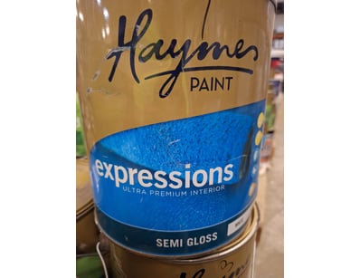 Haymes Premium Interior Expressions Semi Gloss Whi...