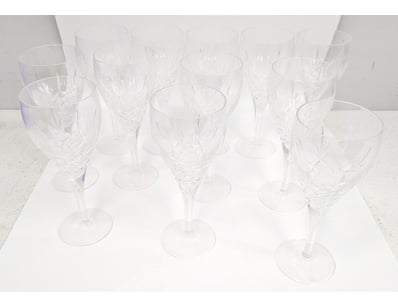 SET OF 12 AUTHENTIC ROYAL DOULTON "GEORGIANS" CRYS...