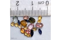 3 Carats Mixed Colors Sapphire Gemstones 3