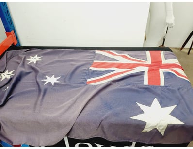AUSTRALIAN AND UNION JACK COMBINATION FLAG BEDDING...