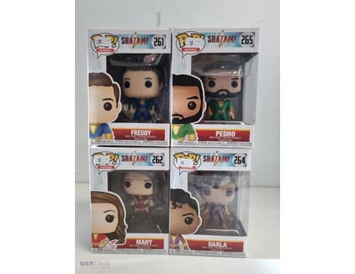 SHAZAM! FUNKO POP HEROES VINYL FIGURES - FREDDY, P...