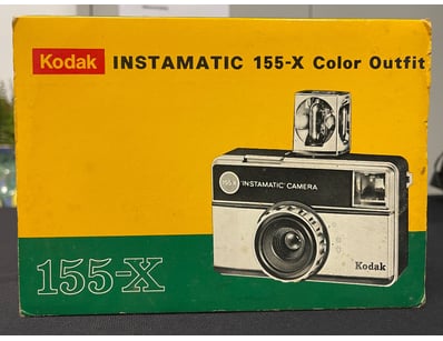 VINTAGE KODAK INSTAMATIC 155-X COLOR OUTFIT WITH O...