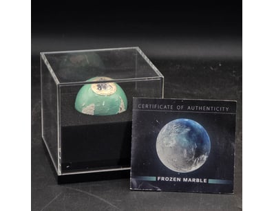 BARBADOS 2023 "FROZEN MARBLE" 5 DOLLARS SILVER COI...