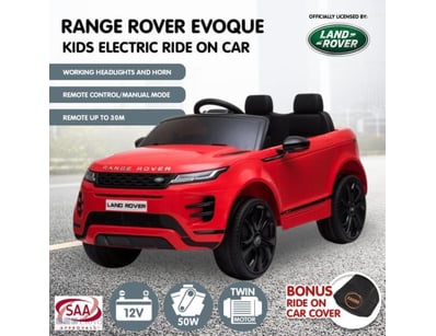 Rrp $599. Land Rover Licensed Kids Electric Ride O...