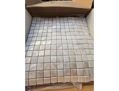 Mosaic Square Shell Tiles 300X300Mm 17 Sheets
