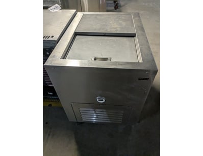 Franke commercial-grade stainless steel ice cream ...