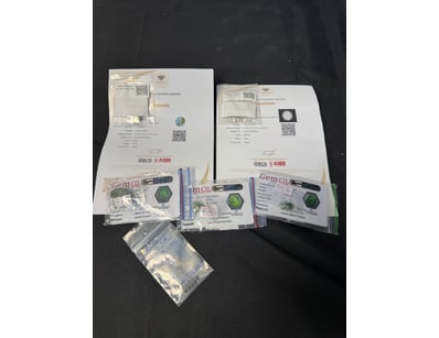 COLLECTION OF GEMSTONES WITH CERTIFICATES INCLUDIN...