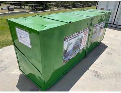 Unused Heavy duty 40ft Container Shelter with End ...
