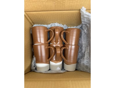 Set of 12 Ceramic Mugs