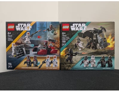 LEGO STAR WARS BATTLE PACK DUO - SETS 75449 & 7541...