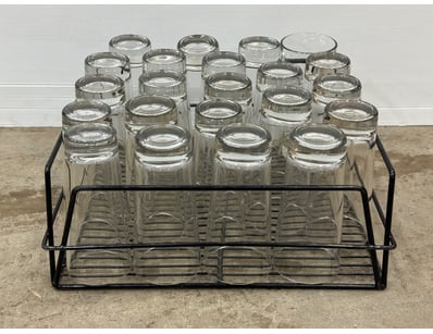 Glasses, high-ball, qty x 22, SOLD AS LOT

