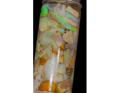 93 CARATS LIGHTNING RIDGE CRYSTAL OPAL CUTTERS AND...