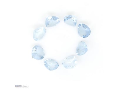 4.86CT TSW X 8, NATURAL BERYL AQUAMARINES     

Ov...