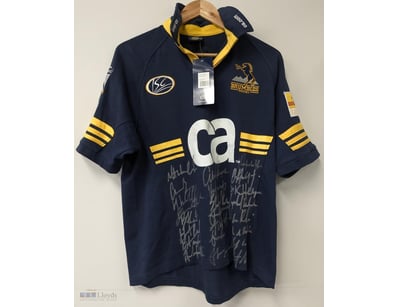 RARE 2010 ACT BRUMBIES INVESTEC SUPER 14 KOOGA RUG...