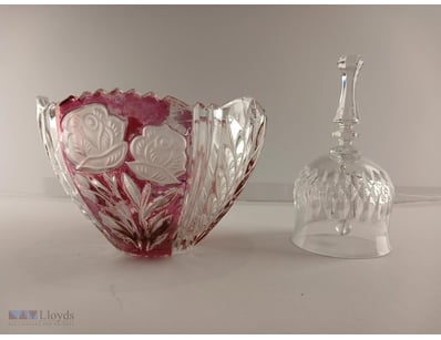 Collection Of Cut Crystal Glassware Comprising A G...