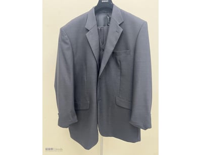 VARCE ITALIA 2 PIECE POLY WOOL MEN SUIT REGULAR FI...