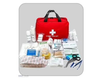 160 Piece First Aid Kit Case Emergency Medical Bag...