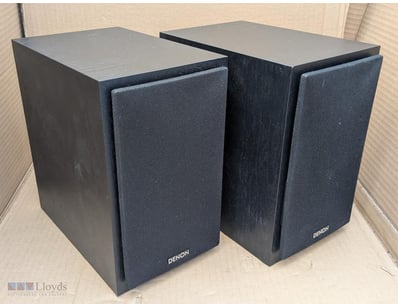 Pair Of Denon Bookshelf Speakers Model Sc-M41 Impe...