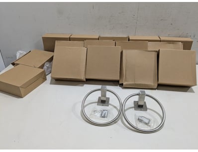Bulk lot of stainless steel circular cake/food rai...