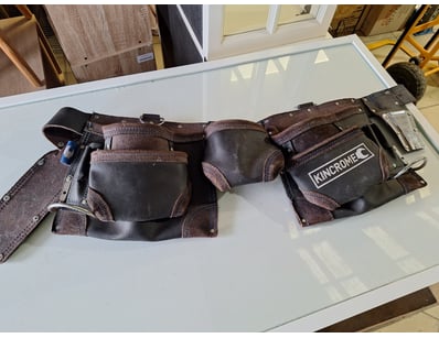 Workbelt, Leather Style, Brown Finish

