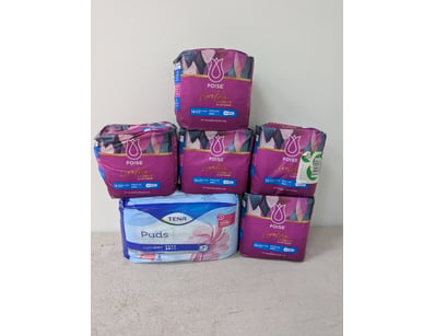 Poise Live Free bladder protection and Tena instad...