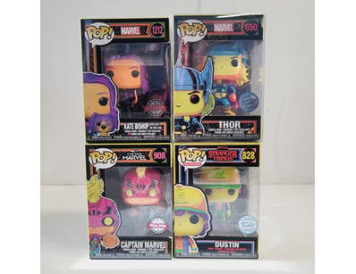FUNKO POP MARVEL & STRANGER THINGS COLLECTIBLE FIG...