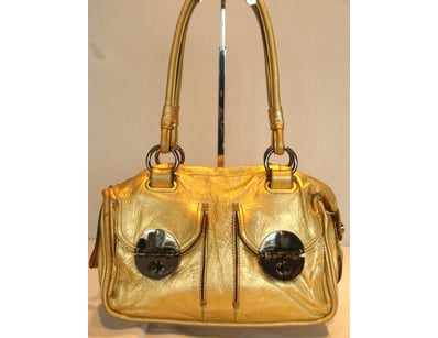 MIMCO LEATHER HANDBAG  

With Classic Mimco Interi...