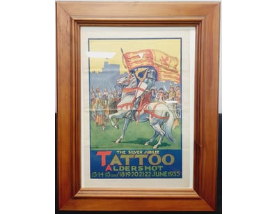 THE SILVER JUBILEE TATTOO ALDERSHOT 1935 VINTAGE P...
