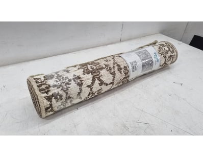 Rustic Collection runner rug, Design 6122A in Crea...