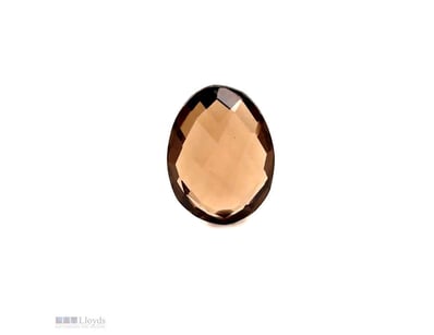 SMOKY QUARTZ - BRIOLETTE SHAPE 14MM X 10MM 5.5CT  ...