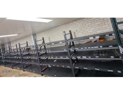 "Stock Racking - GSS, black steel, medium duty, ru...