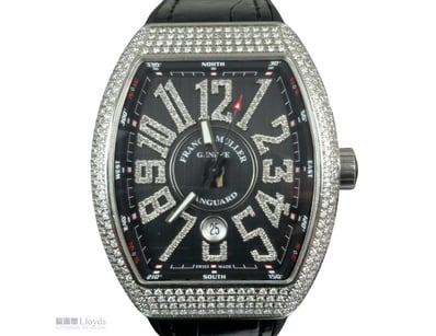 FRANCK MULLER V45 SC DT AC NR BLACK DIAL CUSTOM DI...