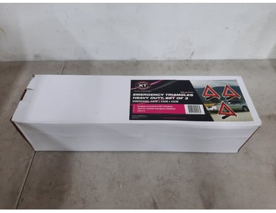 Box of Emergency triangles heavy duty, set of 3, Q...