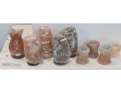 NINE HIMALAYAN SALT LAMPS

Nine Himalayan Salt Lam...