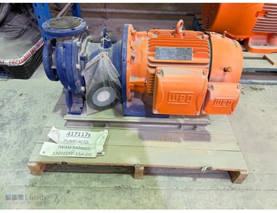 WEG Large Industrial Motor Unused
PUMP:ACID,IWAKI...