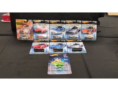 9X ASSORTED HOT WHEELS PREMIUM CARS INCLUDING THE ...