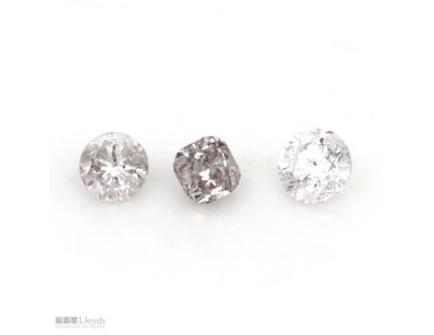 0.20CT TDW X3, NATURAL FANCY PINK DIAMONDS     

C...