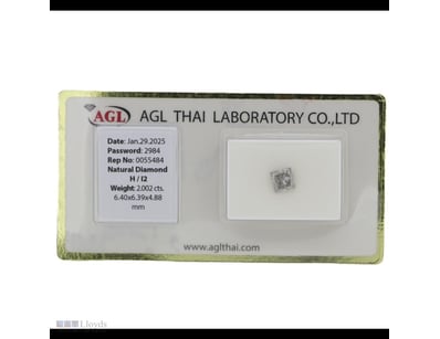 2.002CT CERTIFIED, NATURAL DIAMOND     

Princess ...