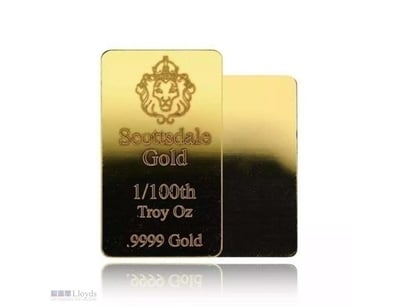 1/100 SCOTTDALE GOLD BAR   



311200+7