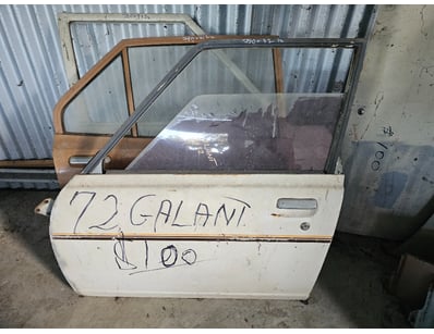 1972 Mitsubishi Galant, Full set of doors

Sold As...