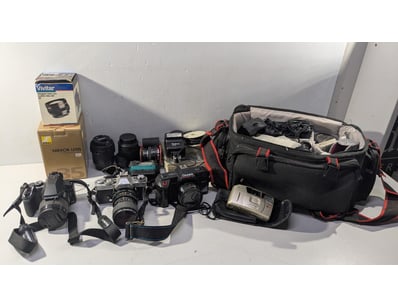 Camera, including Olympus SP-100EE, Minolta XD11, ...