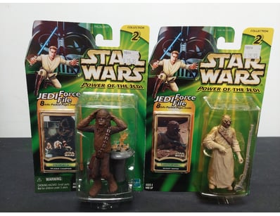 STAR WARS POWER OF THE JEDI COLLECTION 2 - THREE A...