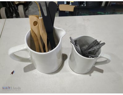 Assorted Kitchenware. Inc Forks, Knives, Spoons & ...