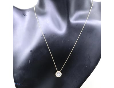 14K YELLOW GOLD, 1.60CT DIAMOND, SOLITAIRE SLIDER ...