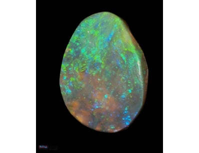 3.5 CARATS BLACK CRYSTAL OPAL FROM LIGHTNING RIDGE...