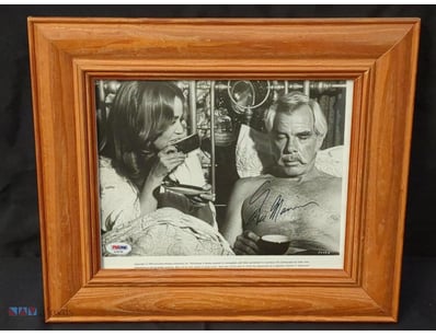 THIS FRAMED PHOTOGRAPH FEATURES A SCENE FROM THE 1...