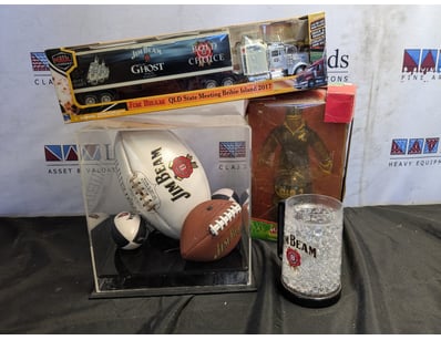 JIM BEAM WHISKEY COLLECTIBLES LOT - QLD STATE MEET...